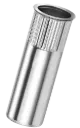 KUNNUT Blindnietmutter M03 Edelstahl A2 kleiner Senkkopf Rundschaft offen Klemmbereich 0,5-2,0 mm  (Kopie)