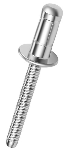[75SS164111] HEMTEC Hochfeste Struktur Blindniet Stahl/Stahl FK 6,4 X 11,5 Klemmbereich 3,35-5,35mm