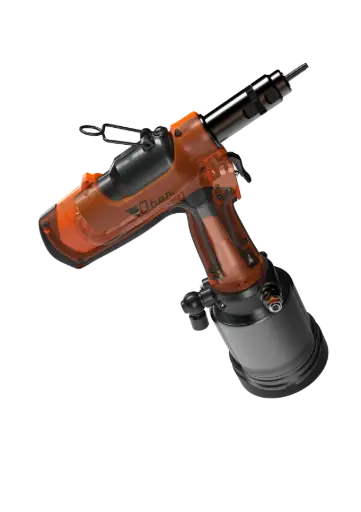 [8451016] OBER® Hydropneumatisches Blindnietmuttern Setzgerät PTR400 mit Setzkraftsteuerung incl. Umrüstsätze M4/M5/M6/M8/M10 im Transportkoffer